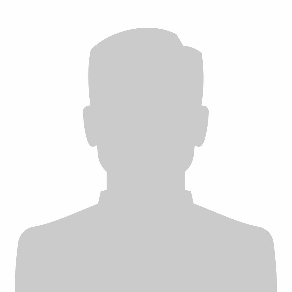 Silhouette van een man