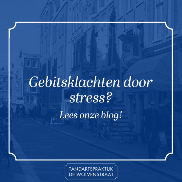 De tegel voor de blog Mondgezondheid en stress