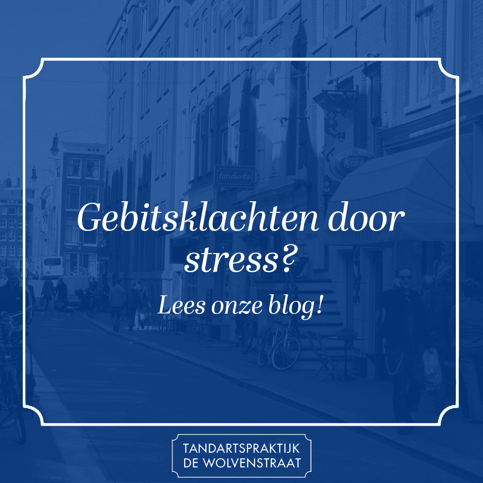 De tegel voor de blog Mondgezondheid en stress